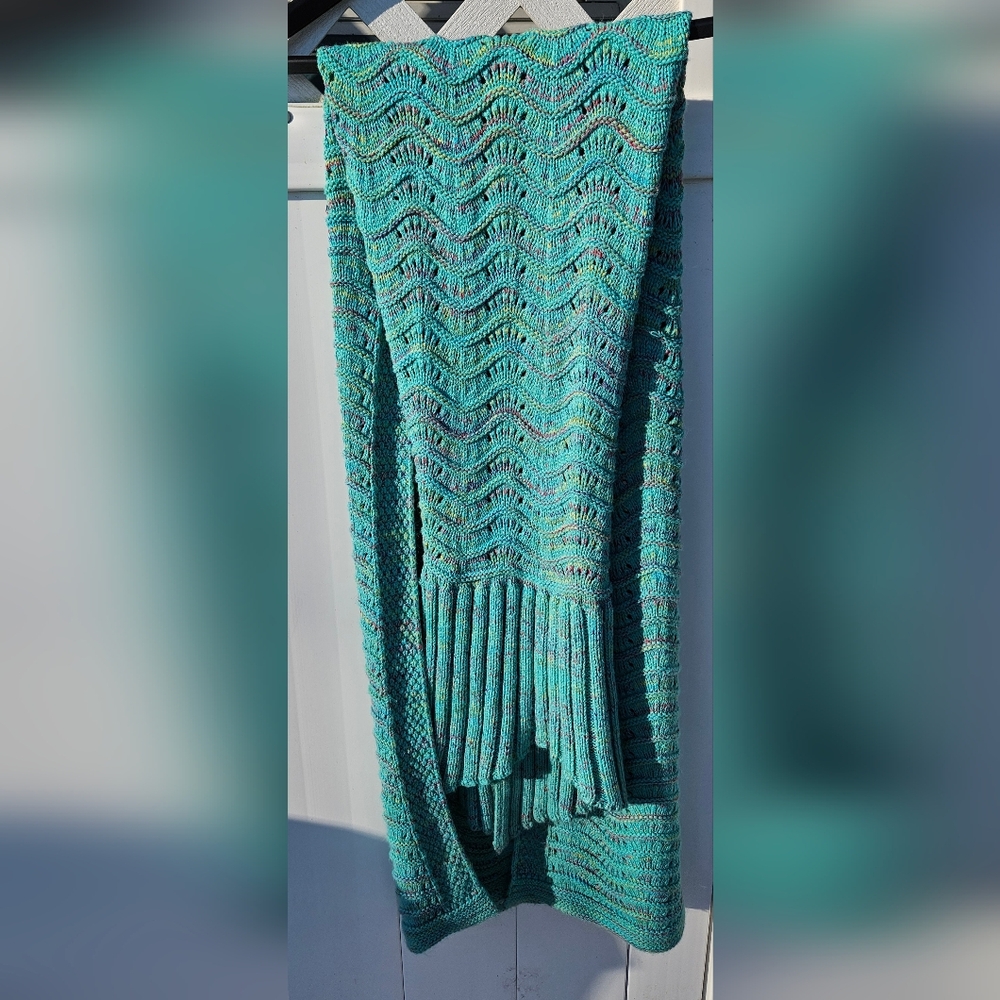 Mermaid Tail Blanket Handmade